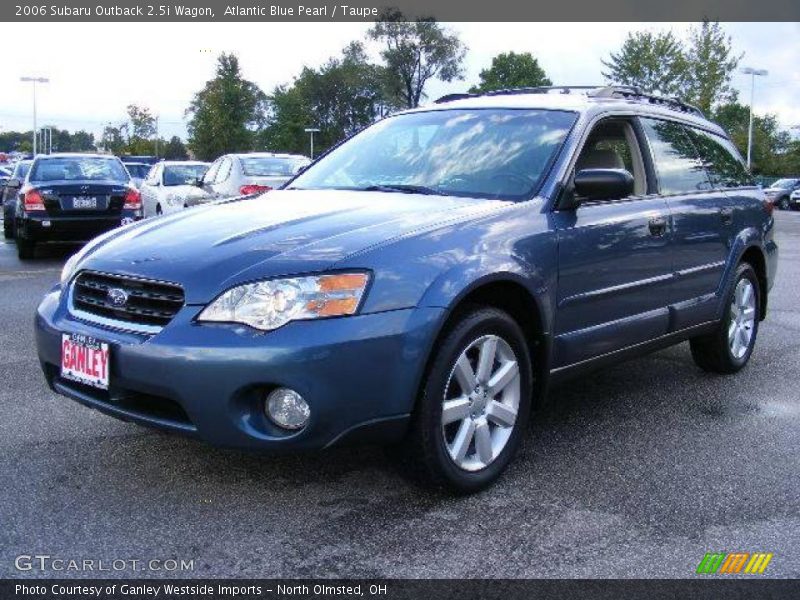 Atlantic Blue Pearl / Taupe 2006 Subaru Outback 2.5i Wagon