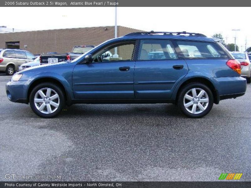 Atlantic Blue Pearl / Taupe 2006 Subaru Outback 2.5i Wagon