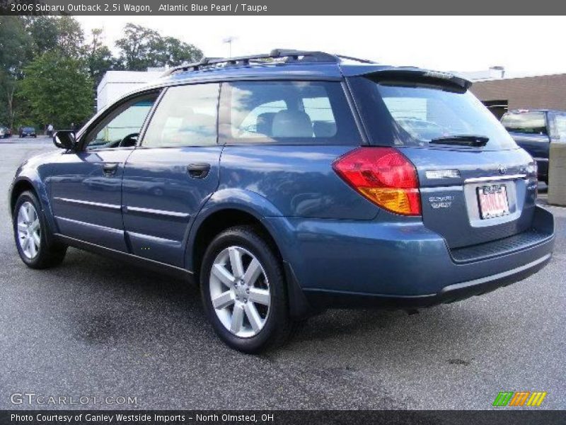 Atlantic Blue Pearl / Taupe 2006 Subaru Outback 2.5i Wagon