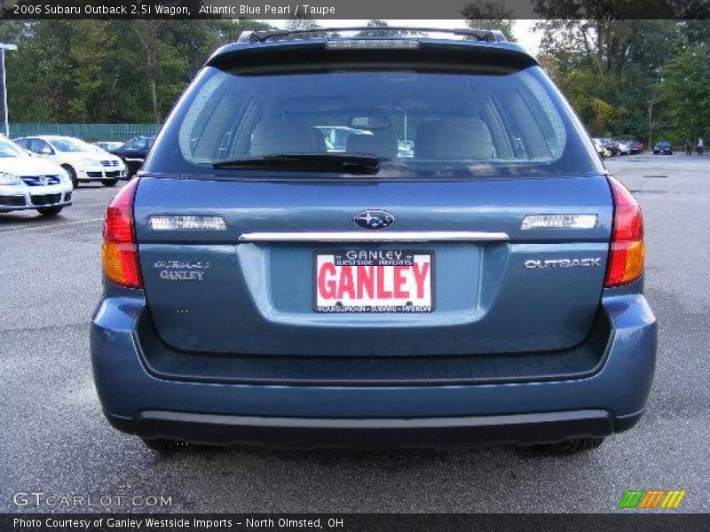 Atlantic Blue Pearl / Taupe 2006 Subaru Outback 2.5i Wagon