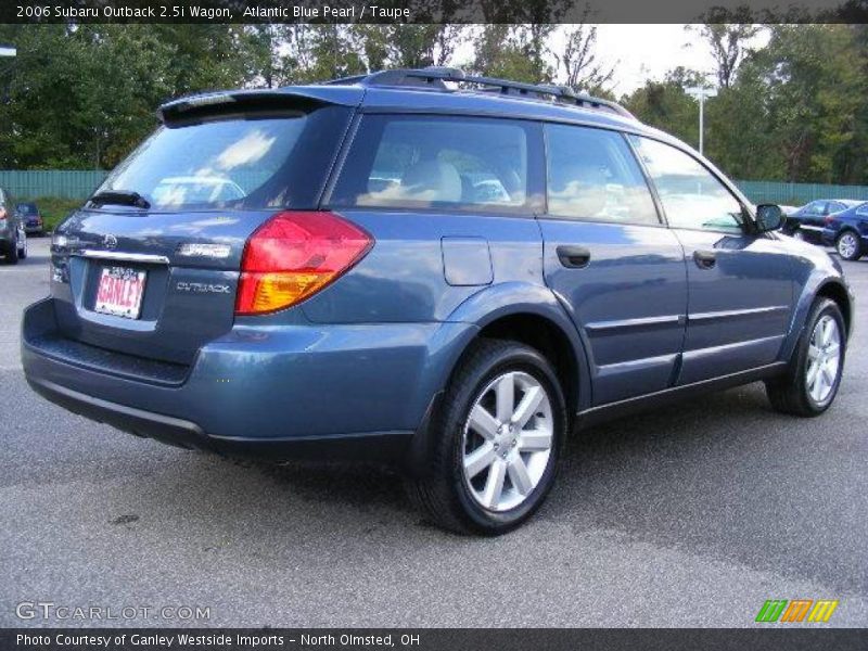Atlantic Blue Pearl / Taupe 2006 Subaru Outback 2.5i Wagon