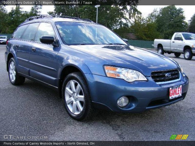 Atlantic Blue Pearl / Taupe 2006 Subaru Outback 2.5i Wagon