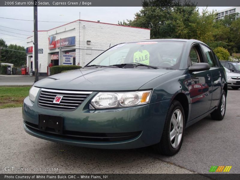 Cypress Green / Beige 2006 Saturn ION 2 Sedan