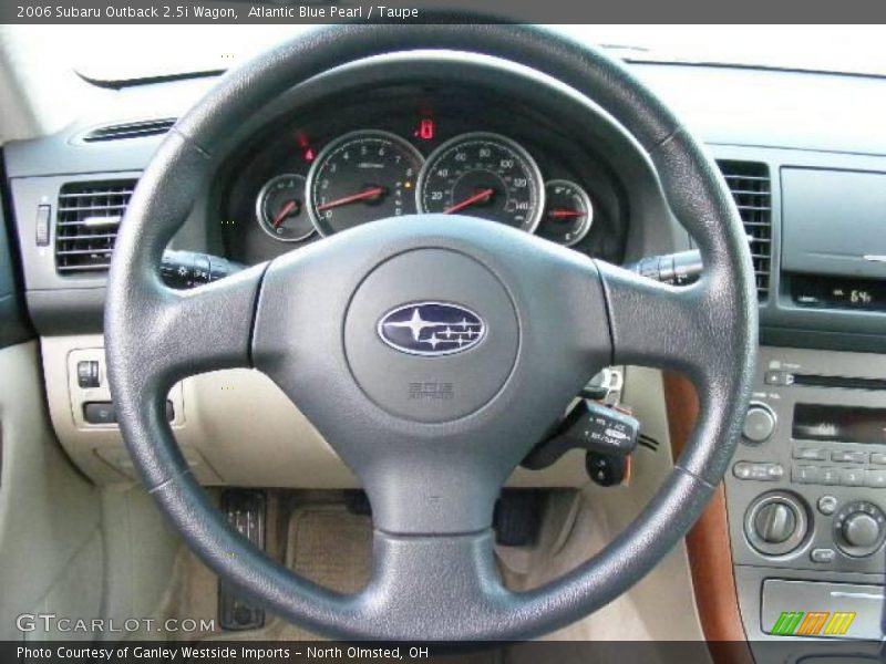 Atlantic Blue Pearl / Taupe 2006 Subaru Outback 2.5i Wagon