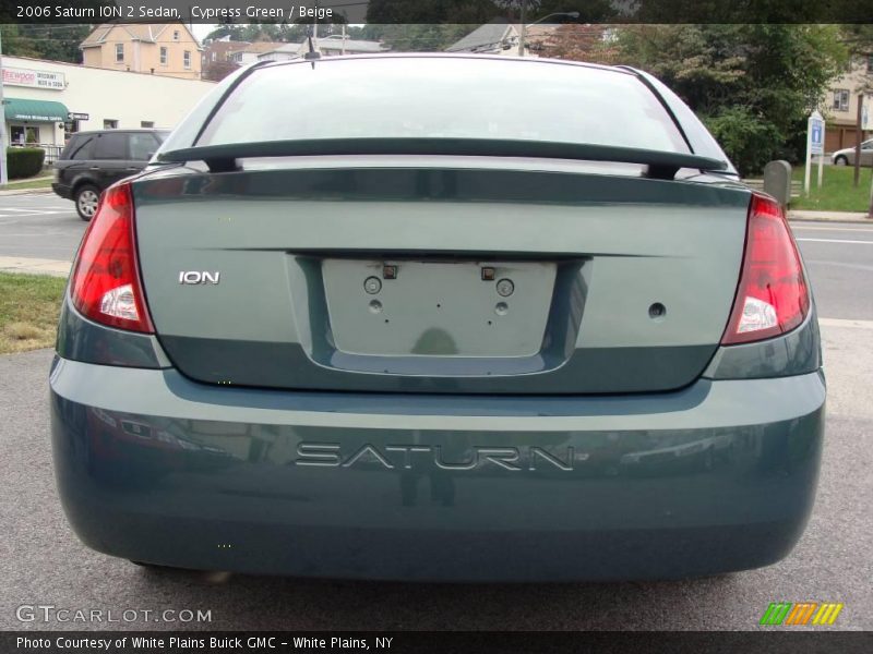 Cypress Green / Beige 2006 Saturn ION 2 Sedan