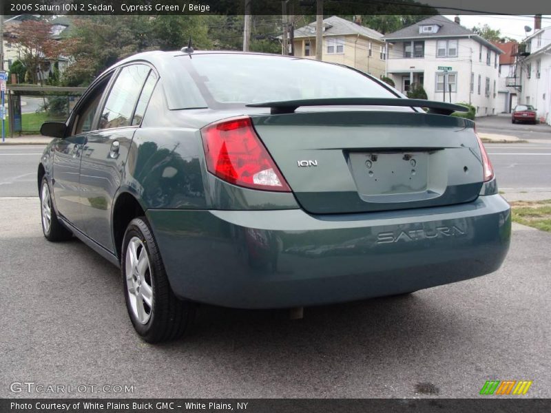 Cypress Green / Beige 2006 Saturn ION 2 Sedan