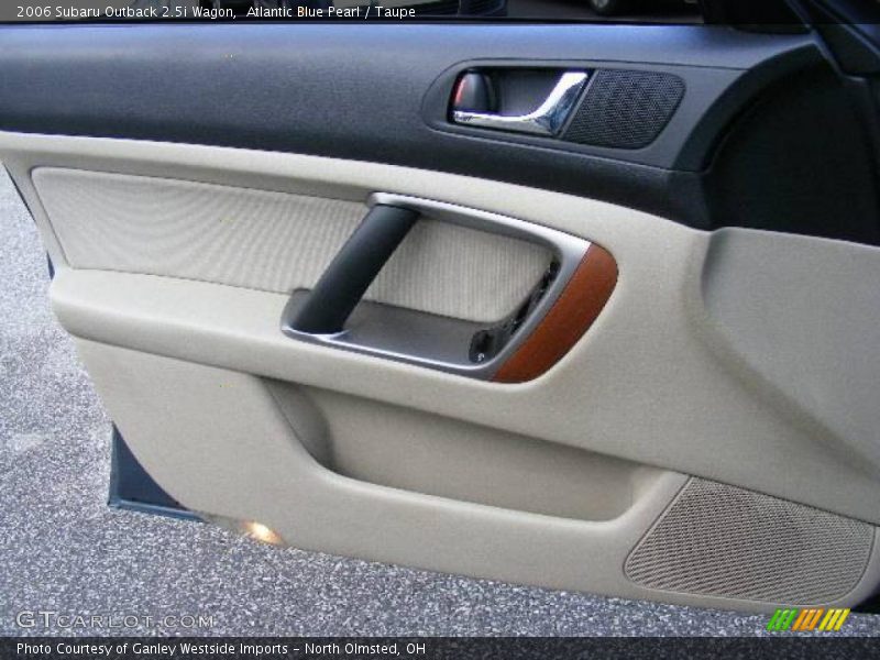 Atlantic Blue Pearl / Taupe 2006 Subaru Outback 2.5i Wagon