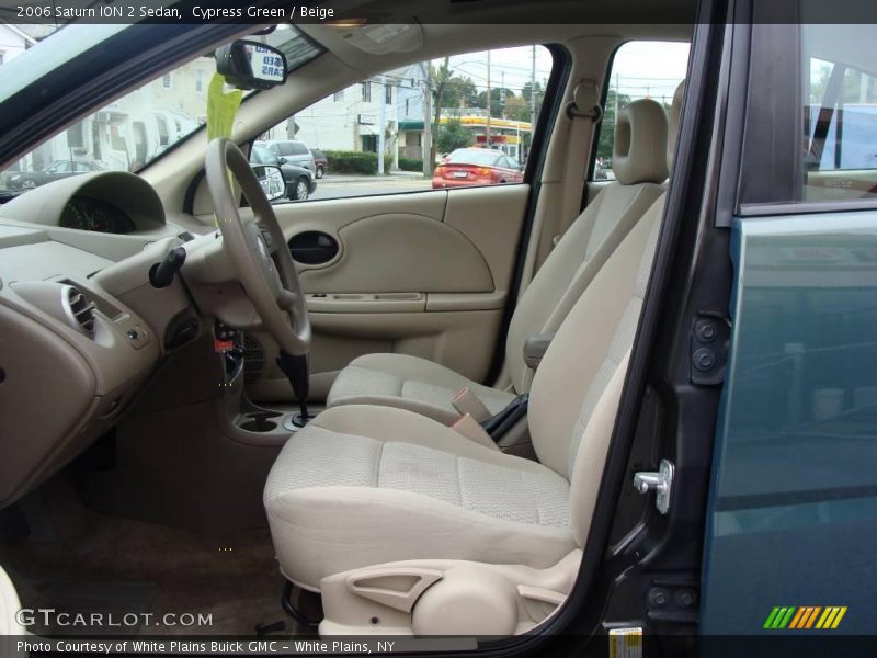 Cypress Green / Beige 2006 Saturn ION 2 Sedan