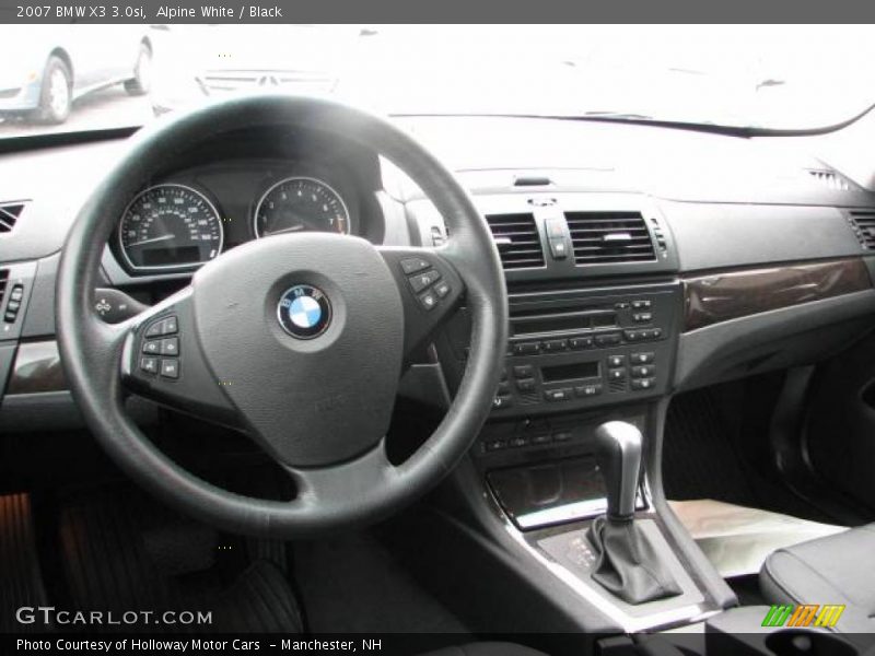Alpine White / Black 2007 BMW X3 3.0si