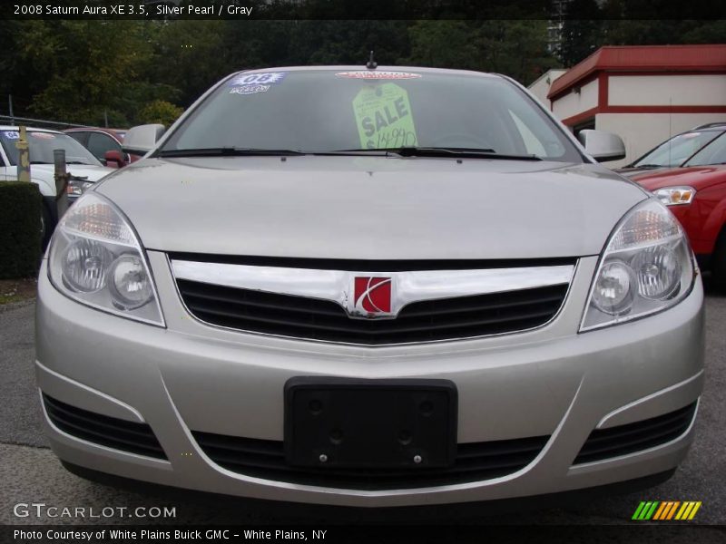 Silver Pearl / Gray 2008 Saturn Aura XE 3.5