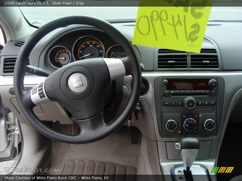 Silver Pearl / Gray 2008 Saturn Aura XE 3.5