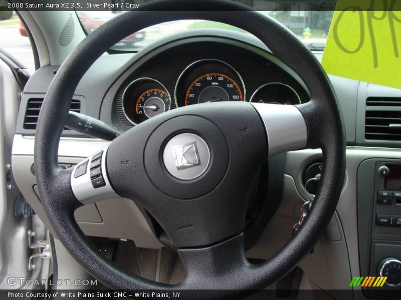 Silver Pearl / Gray 2008 Saturn Aura XE 3.5