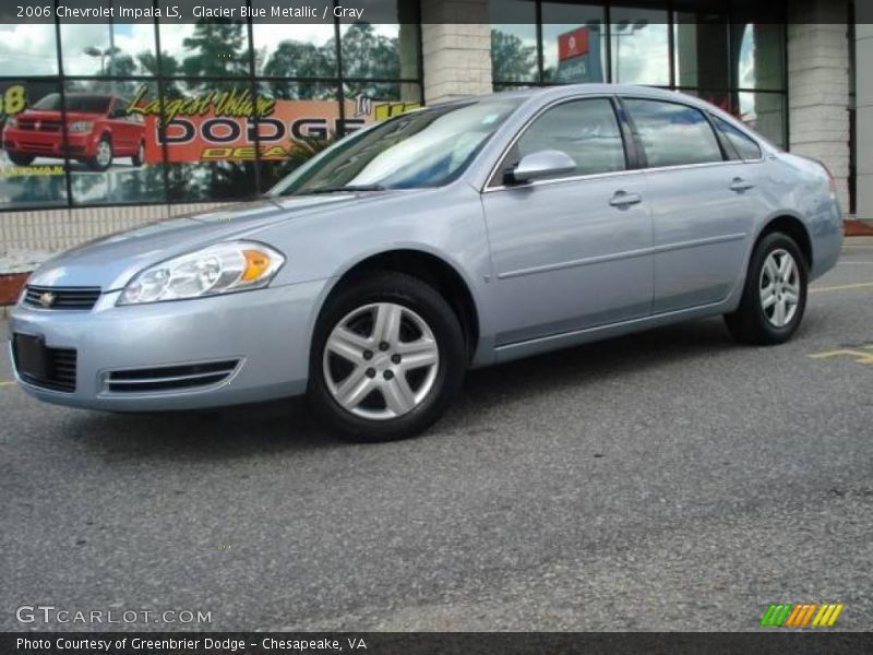 Glacier Blue Metallic / Gray 2006 Chevrolet Impala LS