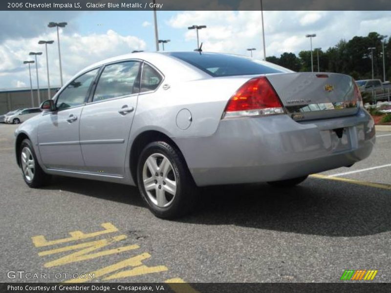 Glacier Blue Metallic / Gray 2006 Chevrolet Impala LS