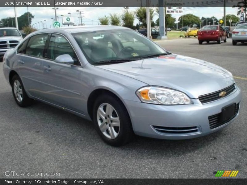 Glacier Blue Metallic / Gray 2006 Chevrolet Impala LS