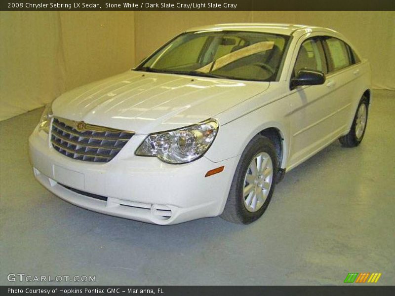 Stone White / Dark Slate Gray/Light Slate Gray 2008 Chrysler Sebring LX Sedan