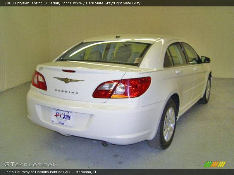 Stone White / Dark Slate Gray/Light Slate Gray 2008 Chrysler Sebring LX Sedan