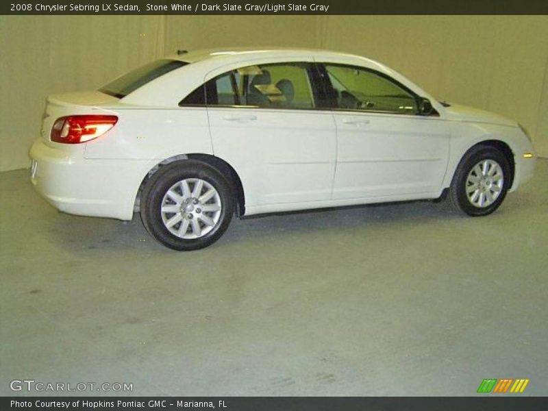 Stone White / Dark Slate Gray/Light Slate Gray 2008 Chrysler Sebring LX Sedan