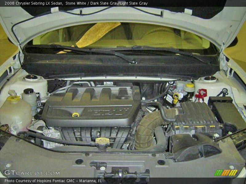 Stone White / Dark Slate Gray/Light Slate Gray 2008 Chrysler Sebring LX Sedan