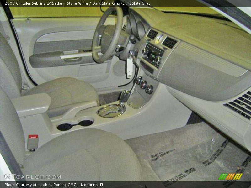 Stone White / Dark Slate Gray/Light Slate Gray 2008 Chrysler Sebring LX Sedan