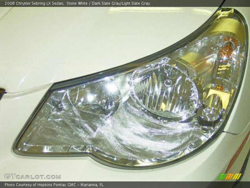 Stone White / Dark Slate Gray/Light Slate Gray 2008 Chrysler Sebring LX Sedan
