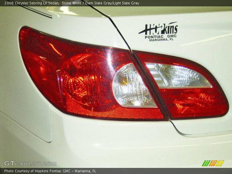Stone White / Dark Slate Gray/Light Slate Gray 2008 Chrysler Sebring LX Sedan
