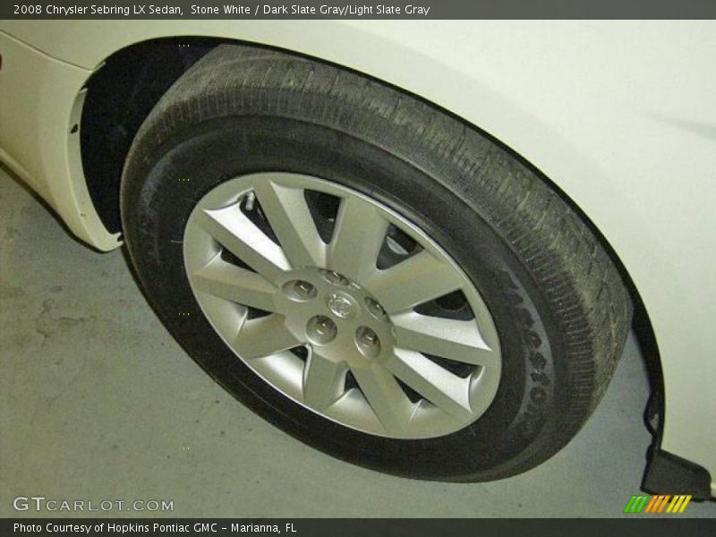 Stone White / Dark Slate Gray/Light Slate Gray 2008 Chrysler Sebring LX Sedan