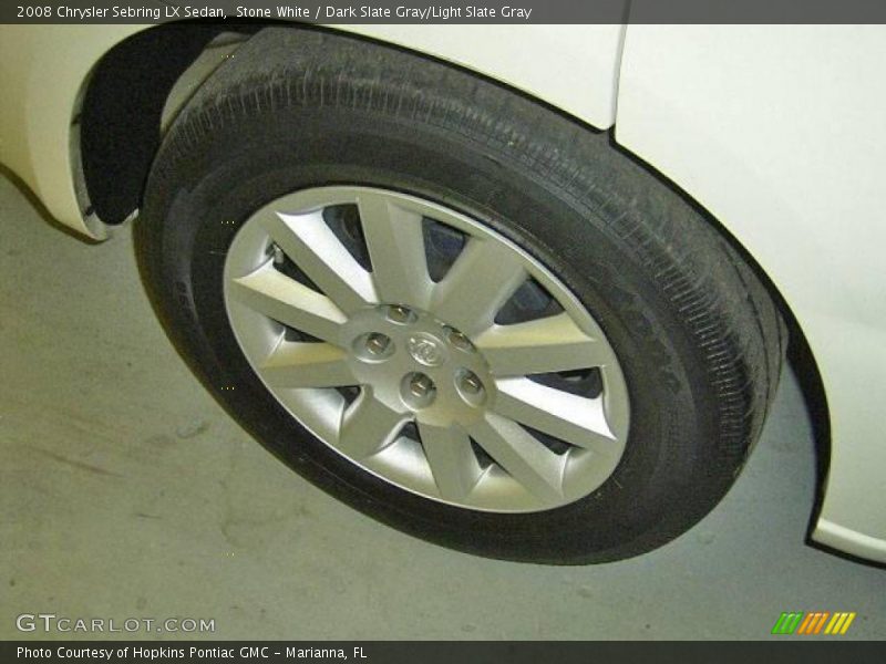 Stone White / Dark Slate Gray/Light Slate Gray 2008 Chrysler Sebring LX Sedan
