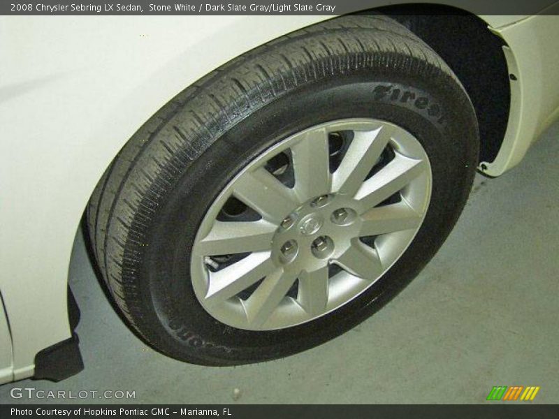 Stone White / Dark Slate Gray/Light Slate Gray 2008 Chrysler Sebring LX Sedan