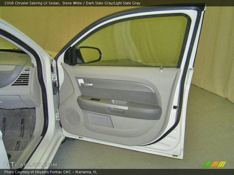 Stone White / Dark Slate Gray/Light Slate Gray 2008 Chrysler Sebring LX Sedan