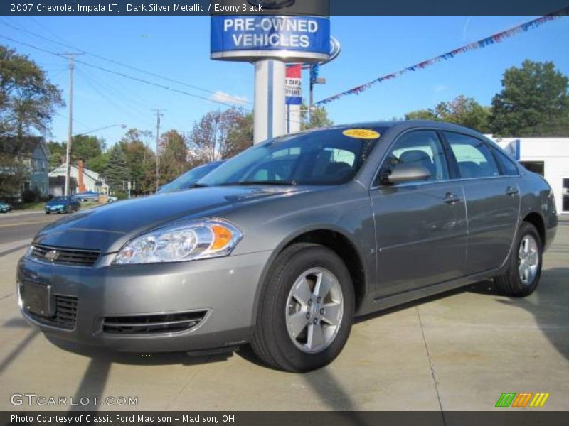 Dark Silver Metallic / Ebony Black 2007 Chevrolet Impala LT