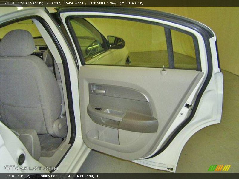 Stone White / Dark Slate Gray/Light Slate Gray 2008 Chrysler Sebring LX Sedan