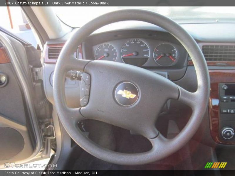 Dark Silver Metallic / Ebony Black 2007 Chevrolet Impala LT