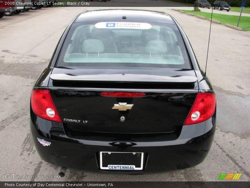 Black / Gray 2008 Chevrolet Cobalt LT Sedan