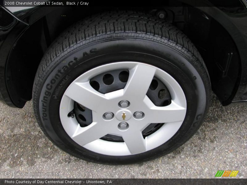 Black / Gray 2008 Chevrolet Cobalt LT Sedan