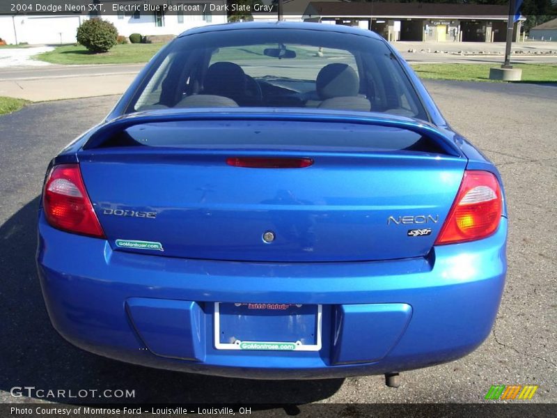 Electric Blue Pearlcoat / Dark Slate Gray 2004 Dodge Neon SXT
