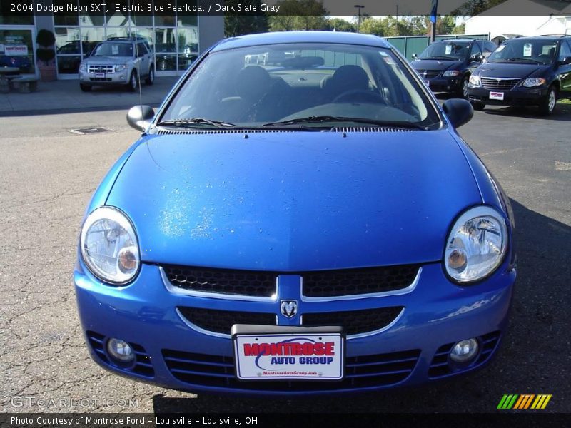 Electric Blue Pearlcoat / Dark Slate Gray 2004 Dodge Neon SXT