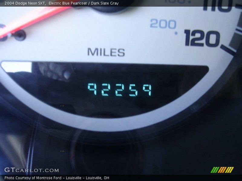 Electric Blue Pearlcoat / Dark Slate Gray 2004 Dodge Neon SXT