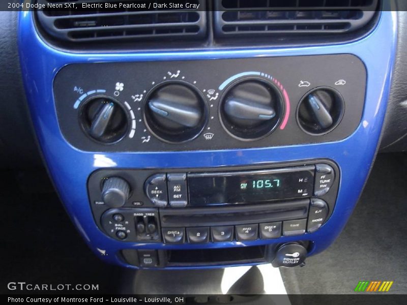 Electric Blue Pearlcoat / Dark Slate Gray 2004 Dodge Neon SXT