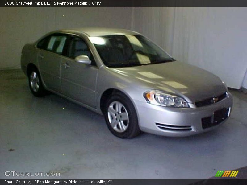 Silverstone Metallic / Gray 2008 Chevrolet Impala LS