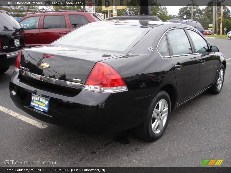 Black / Ebony Black 2008 Chevrolet Impala LS