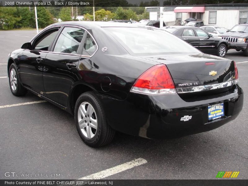 Black / Ebony Black 2008 Chevrolet Impala LS