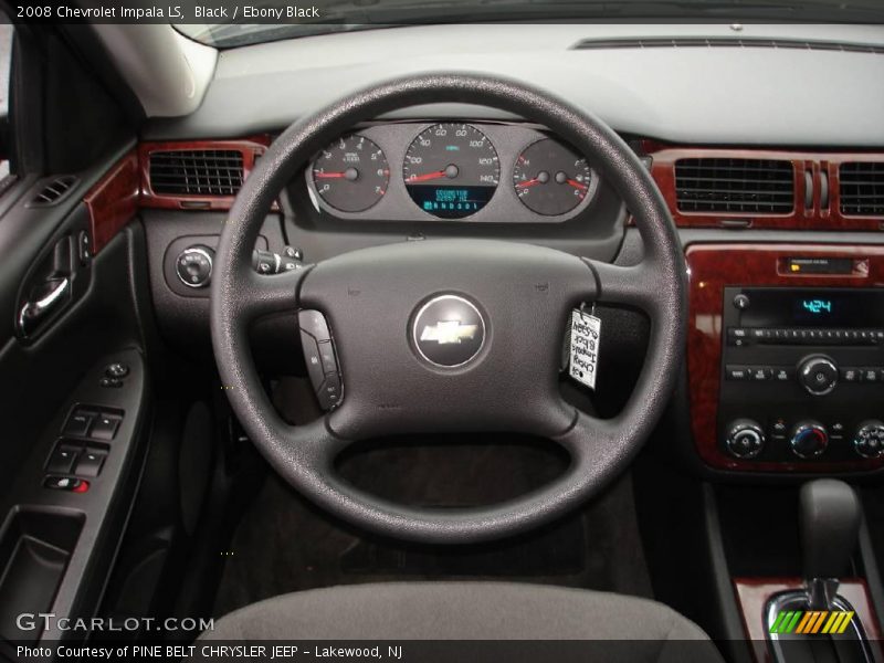 Black / Ebony Black 2008 Chevrolet Impala LS