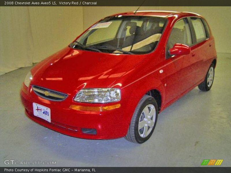 Victory Red / Charcoal 2008 Chevrolet Aveo Aveo5 LS