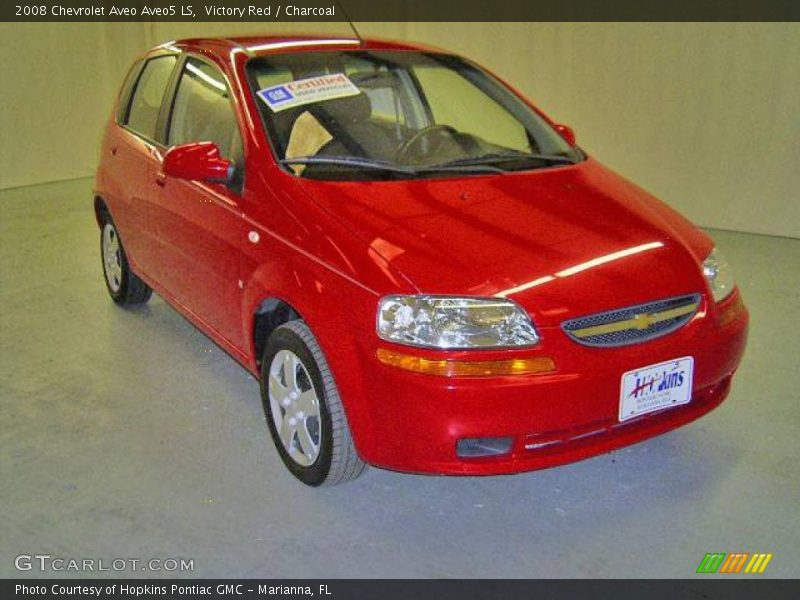 Victory Red / Charcoal 2008 Chevrolet Aveo Aveo5 LS