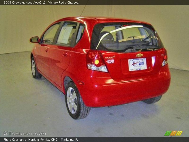 Victory Red / Charcoal 2008 Chevrolet Aveo Aveo5 LS