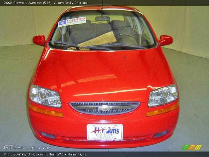 Victory Red / Charcoal 2008 Chevrolet Aveo Aveo5 LS