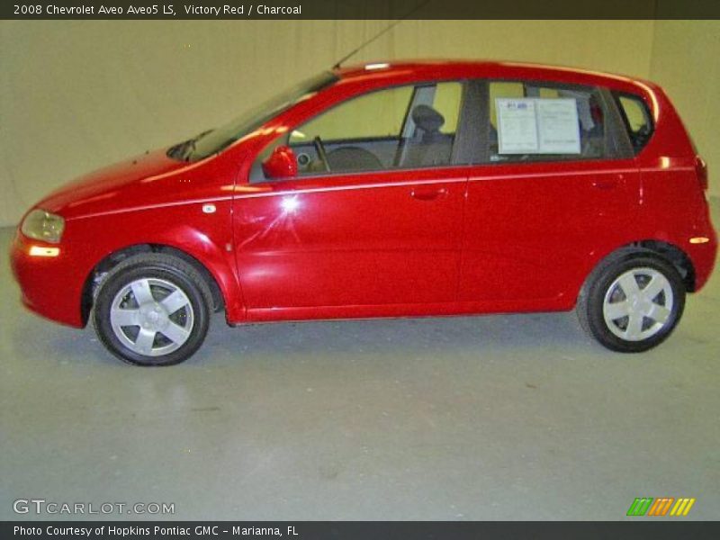 Victory Red / Charcoal 2008 Chevrolet Aveo Aveo5 LS
