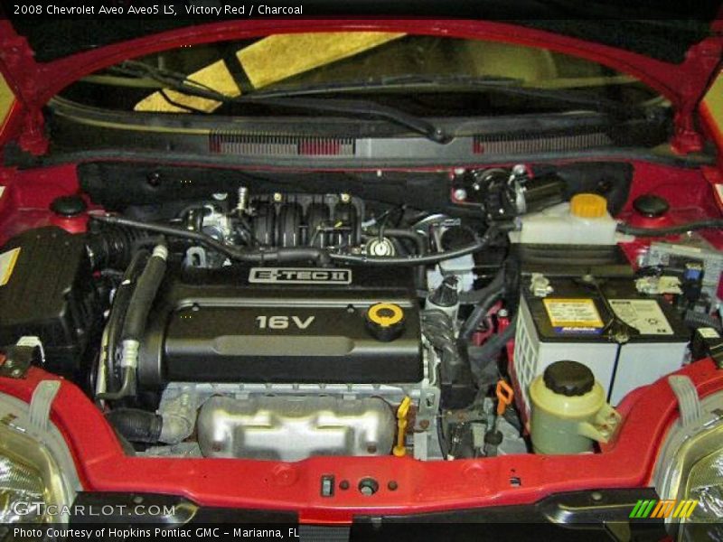 Victory Red / Charcoal 2008 Chevrolet Aveo Aveo5 LS