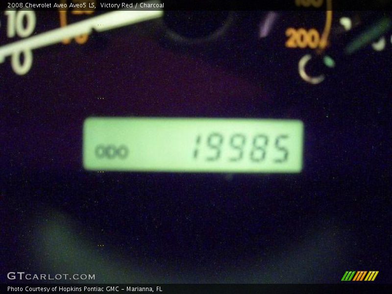 Victory Red / Charcoal 2008 Chevrolet Aveo Aveo5 LS